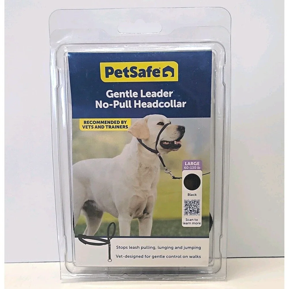 PetSafe Gentle Leader No-Pull Head Collar L Black Nylon